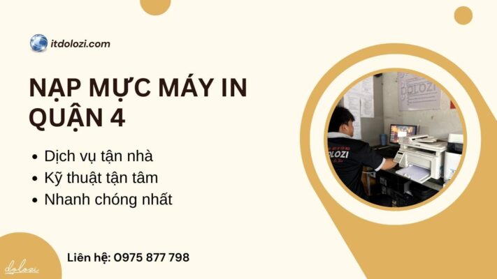 Nạp Mực Máy In Quận 4 - Giá Rẻ, Gọi Có Liền!