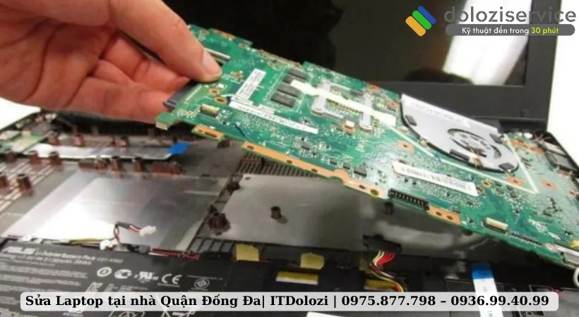 Dịch vụ sửa laptop tại nhà của Dolozi.