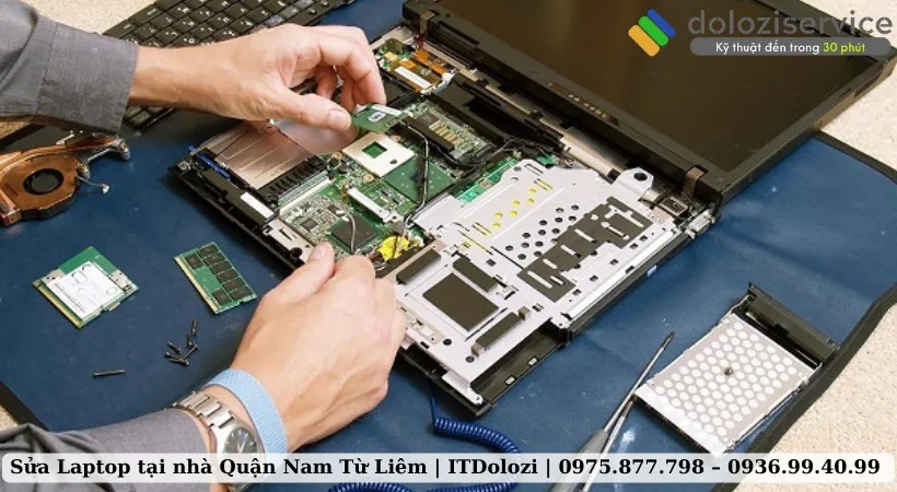 Quy trình sửa chữa máy tính, laptop tại Hà Nội.
