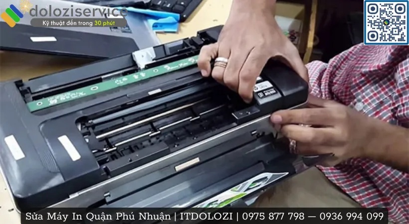 Các loại máy in phổ biến được sửa chữa tại quận Phú Nhuận.