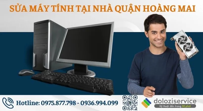 Sửa máy tính tại nhà Quận Hoàng Mai