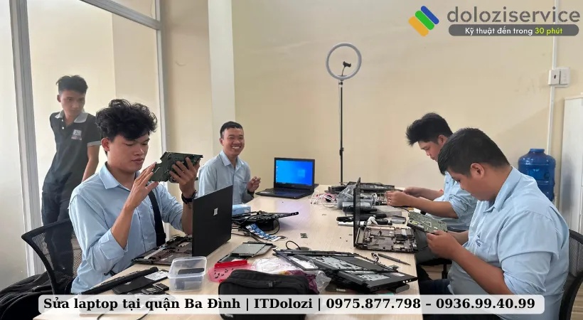 Vì sao nên chọn dịch vụ sửa chữa laptop tại nhà quận Ba Đình của Dolozi.