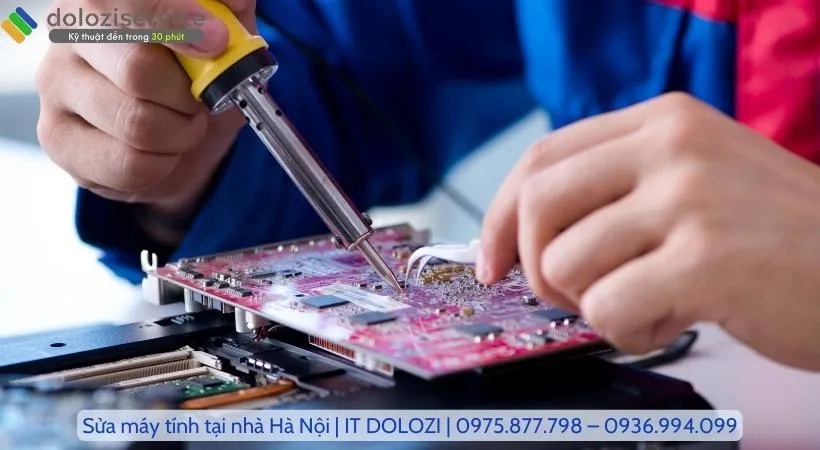 Quy trình sửa máy tính tại nhà tại Dolozi
