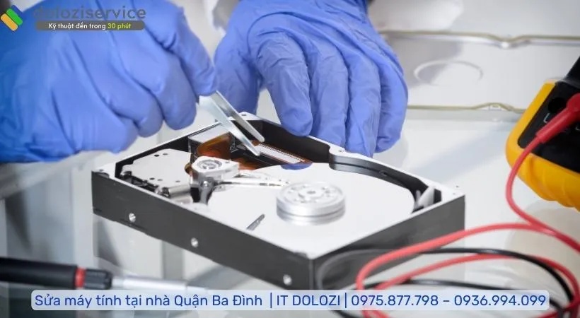 Quy trình sửa máy tính tại Dolozi.