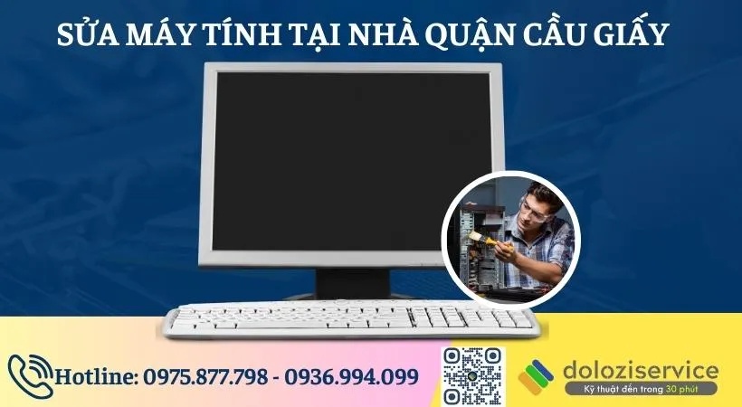 Dịch vụ sửa máy tính uy tín tại Dolozi