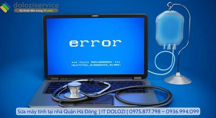 Quy trình sửa máy tính tại Dolozi