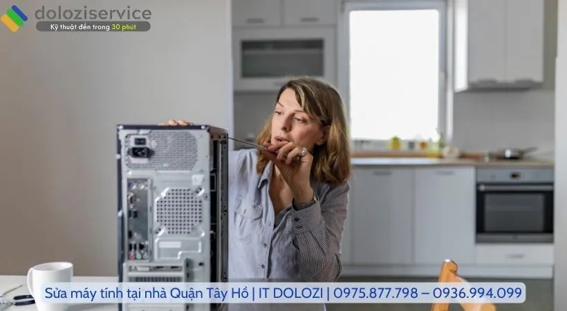Giới thiệu dịch vụ sửa máy tính tại nhà Quận Tây Hồ tại Dolozi
